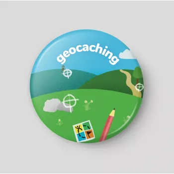 Magnetická kreslící tabulka Geocaching - plánovací magnetka