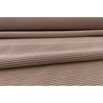 Úplet HORKÁ ČOKOLÁDA plasticky žebrovaný (ottoman)