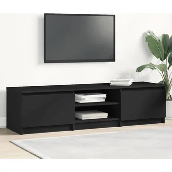 Televizní stolek vidaXL TV stolek 140 x 40 x 35,5 cm kompozitní dřevo [800648] Barva: Černá