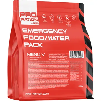 Emergency Food / Water PACK MENU V