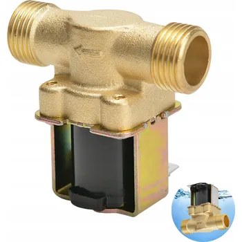 Ventil ELEKTROMAGNETICKÝ VENTIL DC 12V ELEKTRICKÝ VENTIL NA VODU G 1/2"