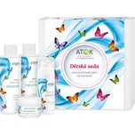 Original Atok Dětský krém Měsíček 50 ml + Dětský mycí olej Měsíček 150 ml + Dětský tělový olej Měsíček 150 ml + Dětský balzám při opruzeninách 30 ml Dětská sada