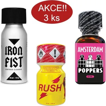 Rush Poppers Iron Amsterdam 24 ml mix pack 3ks