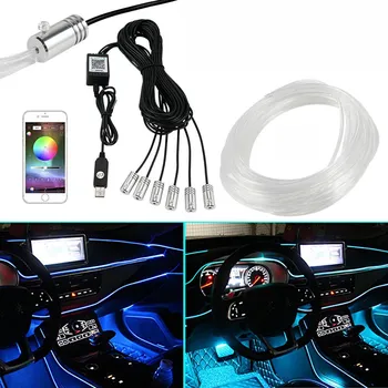 LED páska LED PÁSEK 8M NEON 5050 RGB OVLÁDANÝ APLIKACÍ A DÁLKOVÝ OVLADAČ BAREVNÝ