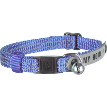 Obojek pro psa TRIXIE Reflexní obojek pro kočky s integrovaným adresním štítkem Barva: modrá