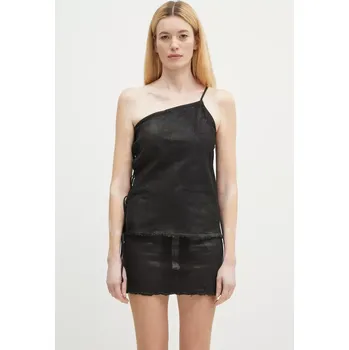 Bavlněný top Rick Owens Taco Top, M, černá, 99X