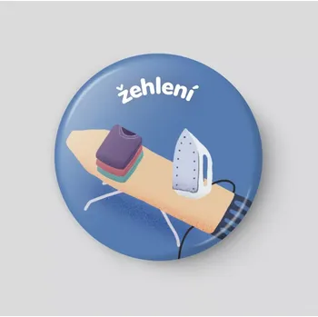 Magnetická kreslící tabulka Žehlení - plánovací magnetka