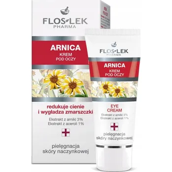 Pleťový krém Floslek Arnica oční krém pro pleť s rozšířenými žilkami, redukuje kruhy pod očima 30 ml