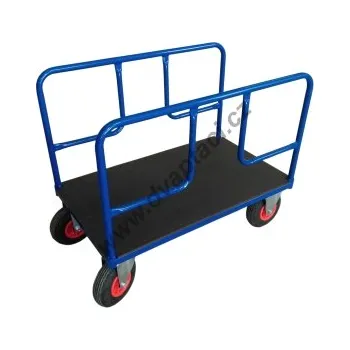 Plošinový vozík Plošinový vozík 2BKSP 1000x600 mm, nosnost 250 kg, šroubovací madla