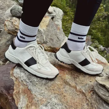 Dámské tenisky Botas Nordic Shadow - Dámské kožené outdoorové tenisky / botasky bílo-černé | česká výroba ze Zlína 38 EU