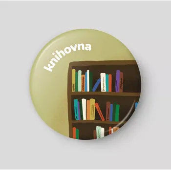 Magnetická kreslící tabulka Knihovna - plánovací magnetka