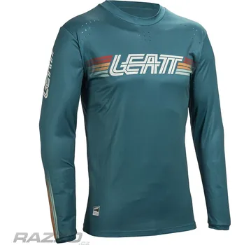 cyklistický dres Dres na kolo Leatt MTB Enduro 4.0 Jersey Teal 2025 M
