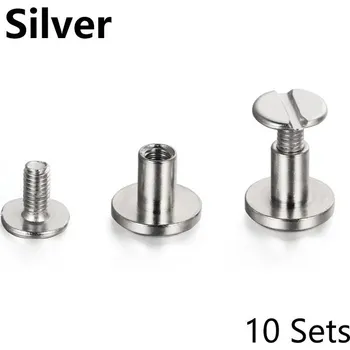 Nýt Kovové šroubovací nýty na pásek a kabelky | šroubovací nýty, kovové nýty - B , 6,5 mm