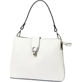 Kožená kabelka Luka 24-069 DOLLARO - bílá