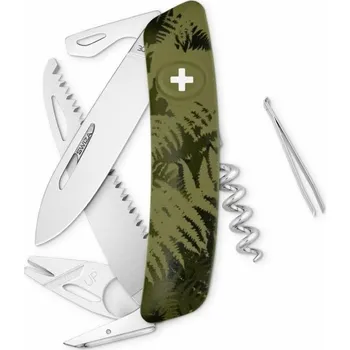 Multifunkční nůž Swiza kapesní nůž TT05 Tick-Tool Camo Silva olive