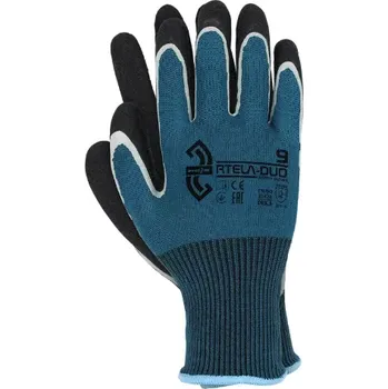 Pracovní rukavice Reis RATELA DUO Blue/Black 7-10