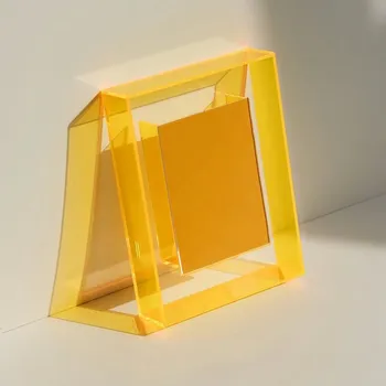 Rám na obraz Průhledný rámeček na obrázky stojánek dekorace | rámeček, stojánek - C