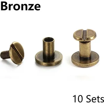 Nýt Kovové šroubovací nýty na pásek a kabelky | šroubovací nýty, kovové nýty - C , 6,5 mm