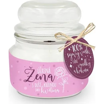 metr Dárková svíčka Úžasná žena