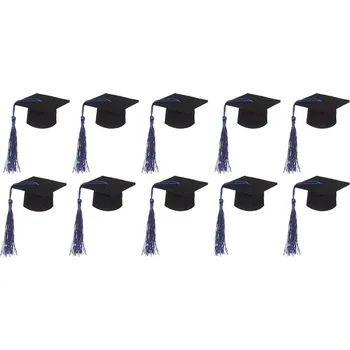 Party dekorace 10 ks Mini promoční čepičky na dort a dekorace | dekorace na dort, dortové ozdoby - C