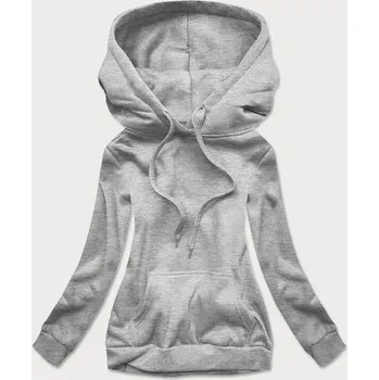 Dámská mikina Šedá dámská tepláková mikina (W02-2) odstíny šedé XL (42)