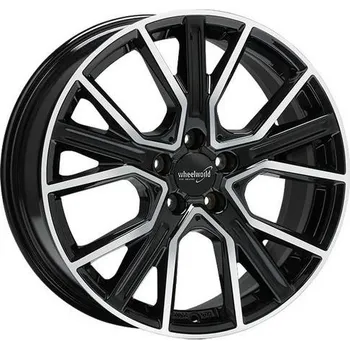 Alu kolo Wheelworld WH34 černá/leštěné čelo 8,5x19 5x112 ET45 66,6