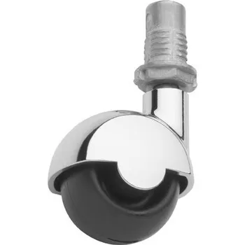 Nábytkové kování Kolečko nábytkové průměr 40mm otočné bez brzdy trn ROSTEX