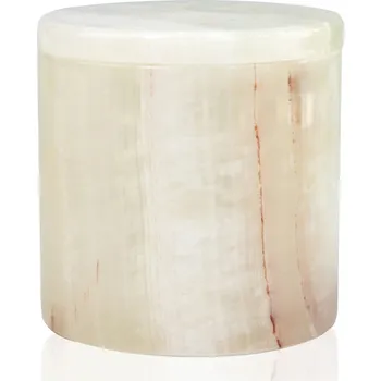 Dóza na potraviny Nádoba z přírodního kamene onyxu krabice s víkem vysoká váza