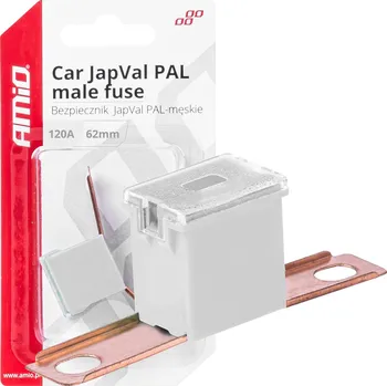 Autopojistky JAPVAL PAL samec autopojistka 62mm 120A AMIO-03434