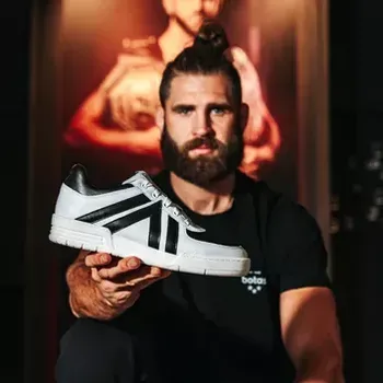 Dámské tenisky Botas Botas x BJP Champ - Dámské kožené tenisky / botasky bílo-černé | česká výroba ze Zlína 37 EU