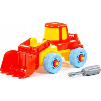 ostatní stavebnice POLESIE NAKLÁDAČKA K SESTAVENÍ A ŠROUBOVÁNÍ STAVEBNICE