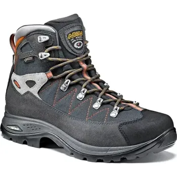 Pánská treková obuv Pánské pevné pohorky Asolo Finder GTX, graphite/gunmetal/flame - UK 8,5