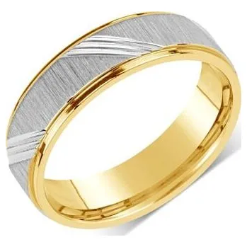 Prsten L'AMOUR snubní prsten z chirurgické oceli pro muže i ženy velikost obvod 56 mm RRC140-obvod 56 mm