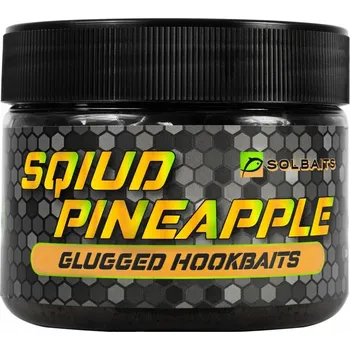 Boilies Nástrahové boilies Solbaits Squid Pineapple Glugged Hookbaits 20/18mm Mix 200g