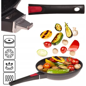 Pánev Tradiční pánev Kamille 28 cm s mramorovým povrchem