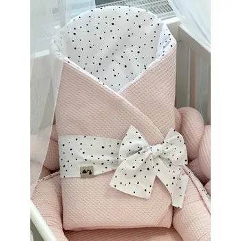 Zavinovačka Klasická zavinovačka - vaflová růžová s puntíky