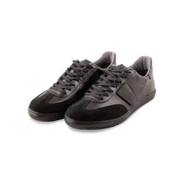 Pánské tenisky Botas Magic Dark - Pánské kožené tenisky / botasky černé | česká výroba ze Zlína 46 EU