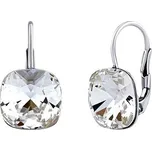 Stříbrné náušnice se Swarovski® Crystals square 10 mm SILVEGOVSW070
