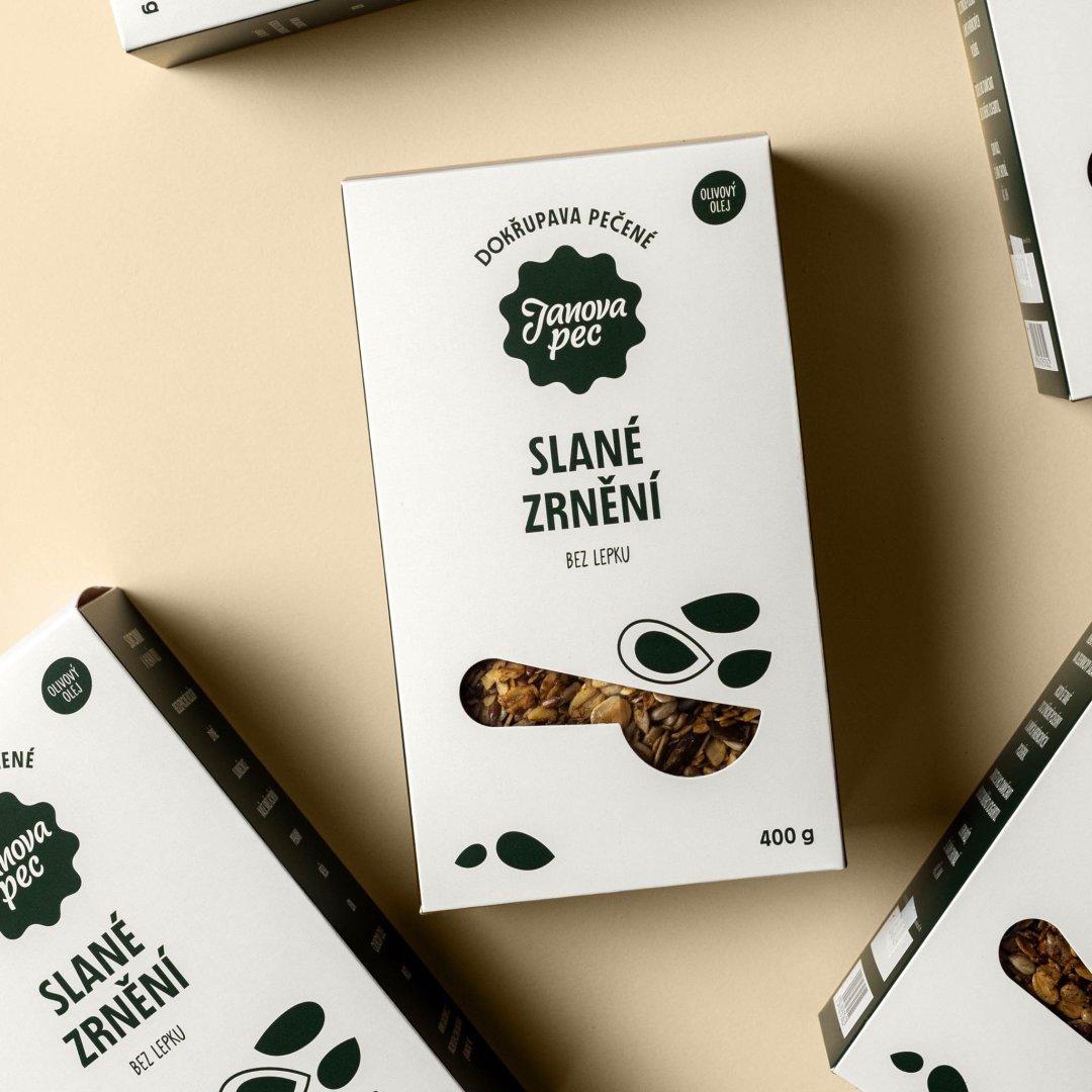 Janova pec Pečené Zrnění originál 400 g