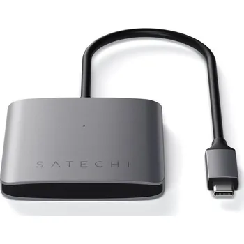 Počítač Replikátor portů Satechi 4-PORT USB-C Hub (4xUSB-C up to 5 Gbps) - Space Grey