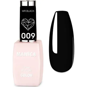 Lak na nehty Manica Hybridní lak - Ms. Black 009 10 ml