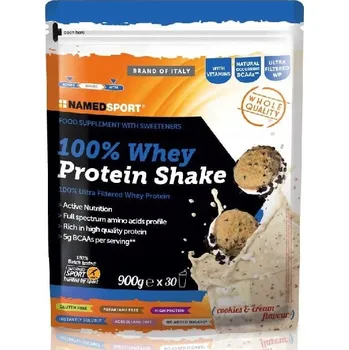Protein Syrovátkový proteinový koktejl 900g NAMEDSPORT - příchuť sušenky s krémem