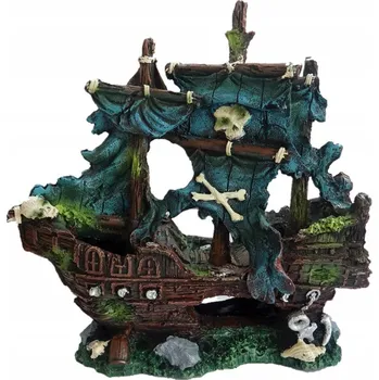 Dekorace do akvária Aqua Nova Dekorace do akvária Loď 22x9x23cm