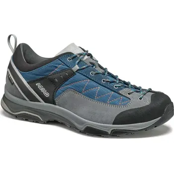 Pánská treková obuv Pánská outdoorová obuv Asolo Pipe GTX, grey/blue - UK 8
