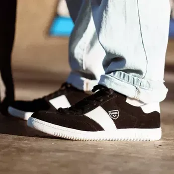 Pánské tenisky Botas Iconic Black & White - Pánské kožené tenisky / botasky černo-bílé | česká výroba ze Zlína 45 EU