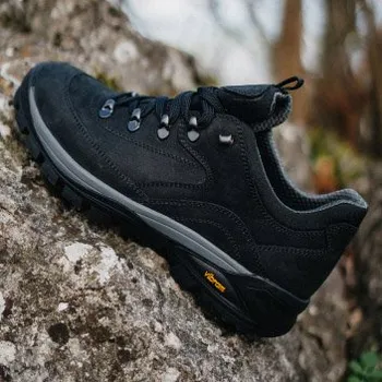 Pánská treková obuv Vasky Treky Black - Pánské kožené pohorky / turistické boty černé | česká výroba ze Zlína 45 EU