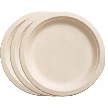 Jednorázové nádobí Talíře Na Jedno Použití Papírové Tácky na Grilování Dortů EKO 25 cm 20 ks