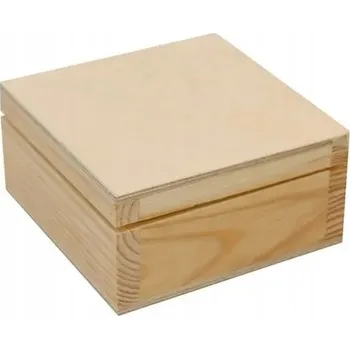 Úložný box Dřevěná truhlička se zámkem 15x8x15 cm ROSA TALENT