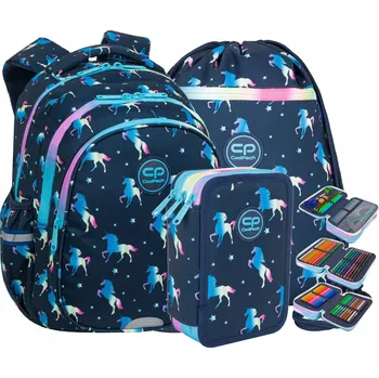 Školní batoh Školní batoh CoolPack s více přihrádkami, vícebarevný, 21 l