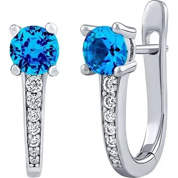 Náušnice Stříbrné náušnice Samba s Brilliance Zirconia DCC208482ELB